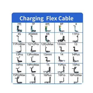 Câble de charge flexible de remplacement compatible avec <span class=keywords><strong>iPhone</strong></span> 6/7/8/X/XR/XS/11/12/<span class=keywords><strong>13</strong></span> Pro/14 Plus/15/16 Pro Max - Product Image 4