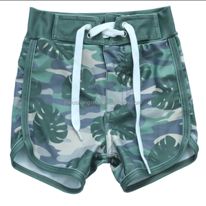 ホットセール男の子の水泳トランクスカスタマイズハワイプリント夏キッズビーチショーツキッズ洋風水着ショート - Product Image 2