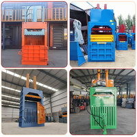Presse à déchets métalliques de haute qualité presse à carton à déchets compacteur automatique à vendre