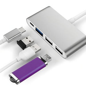 <span class=keywords><strong>Hub</strong></span> USB C 4 en <span class=keywords><strong>1</strong></span>, Adaptador Tipo C a USB 3.0 y 2.0 para Laptop, MacBook, Teléfono y Otras Consolas de Juegos, Expansor Multipuerto de Alta Velocidad - Product Image 4