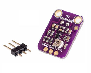 Amplificador de micrófono Electret MAX4466 de salida de fábrica con módulo de ganancia ajustable - Product Image 1