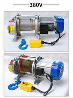 Palan électrique de moteur de poulie de treuil de Construction de haute qualité avec la grue de coquille en aluminium pour le chantier de construction
