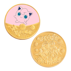 Vente en gros de pièces de monnaie commémoratives Pokémon de 40 mm, Pikachu, Psyduck, Squirtle, édition spéciale Journée des enfants - Product Image 5