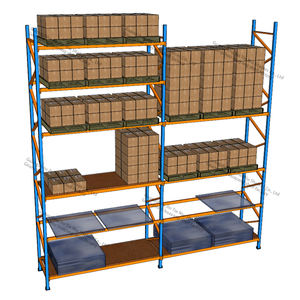Système de racage Vertical pour entrepôt robuste, étagères pour voitures, palette en acier, support de rangement en gas - Product Image 1