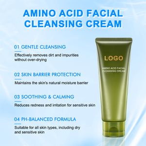Crema Limpiadora <span class=keywords><strong>Facial</strong></span> con Aminoácidos para <span class=keywords><strong>Piel</strong></span> Sensible, Control <span class=keywords><strong>de</strong></span> <span class=keywords><strong>Grasa</strong></span>, con Fragancia, <span class=keywords><strong>Espuma</strong></span> Suave para <span class=keywords><strong>Piel</strong></span> <span class=keywords><strong>Grasa</strong></span> y con Acné, Repara la <span class=keywords><strong>Piel</strong></span> - Product Image 2