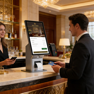 Kiosque de paiement interactif en libre-service de 21,5 pouces, kiosque à écran tactile automatique, machine de commande automatique pour <span class=keywords><strong>restaurant</strong></span> - Product Image 6