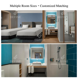 Soluciones Completas para Hoteles: Muebles Modernos para Habitaciones de Hotel <span class=keywords><strong>Holiday</strong></span> Inn Express, Juegos de Muebles para Dormitorios de Huéspedes - Product Image 3