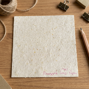Papier Artisanal Spécialisé en Feuilles de Pin et Ananas (Pâte de Bagasse Mécanique Recyclable Antistatique) Tailles/Couleurs/Imprimés Personnalisés - Product Image 2