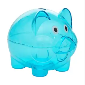 Пластиковый ящик для денег материала ps свинья-копилка для разных цветов