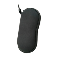 Étui de protection en néoprène pour lunettes de soleil avec fermeture éclair et crochet, étui de rangement portable et étanche pour lunettes d'extérieur, vente en gros
