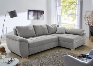 Winforce OEM/ ODM Canapé d'angle en lin avec fonction de lit et pouf de boîte de lit peut être monté à gauche ou à droite - Product Image 2