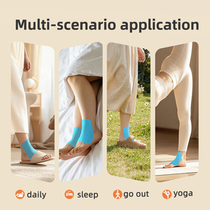 Cinta <span class=keywords><strong>Kinesio</strong></span> Precortada con Logotipo Personalizado, Adhesivo para Corrección de Pie Caído, Invisible, Hipoalergénico, de Tela de Algodón, Ayuda para Levantar el <span class=keywords><strong>Tobillo</strong></span>, Venta al por Mayor - Product Image 4