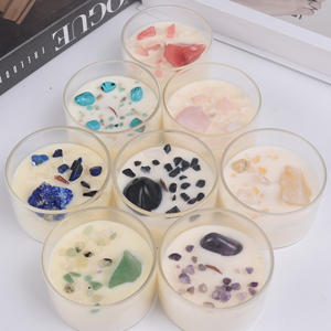 Fatti a mano profumata cera di soia tarocchi di cristallo candela per il trattamento spirituale bassa quantità di ordine minimo per uso di nozze e Bar - Product Image 6