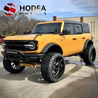 Jantes forgées simulées Beadlock de 17/18/19/20/22 pouces 6x139.7 pour Wrangler Tacoma 4Runner, jantes forgées légères tout-terrain
