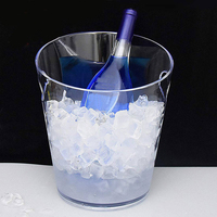 Nouveau design de vente en gros de seau à glace pour bière en plastique personnalisé plusieurs couleurs approvisionnement direct d'usine pour les fêtes