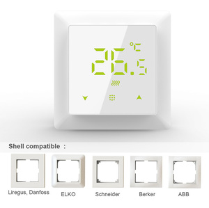Thermostat intelligent WIFI HY511WE compatible avec Legrand <span class=keywords><strong>Danfoss</strong></span> ELKO Schneider Berker ABB Écran tactile LED pour chauffage au sol - Product Image 5
