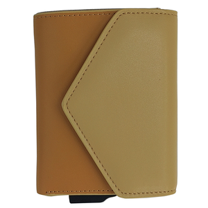 Cartera antirrobo con bloqueo RFID, cartera con cremallera y compartimento para tarjetas, cartera ultrafina para múltiples tarjetas, cartera corta con forro de lino - Product Image 3