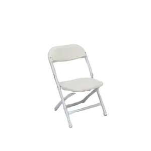 बच्चों के लिए आधुनिक थोक सफेद किड फोल्डिंग इवेंट प्लास्टिक कुर्सी, अच्छी गुणवत्ता वाली सुंदर बच्चों की पार्टी रेंटल के लिए कुर्सी का उपयोग