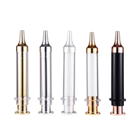 BDPAK seringue cosmétique Double paroi conteneurs de sérum presse bouteille de pompe sans air PETG plastique 7ml 10ml 20ml écran d'impression