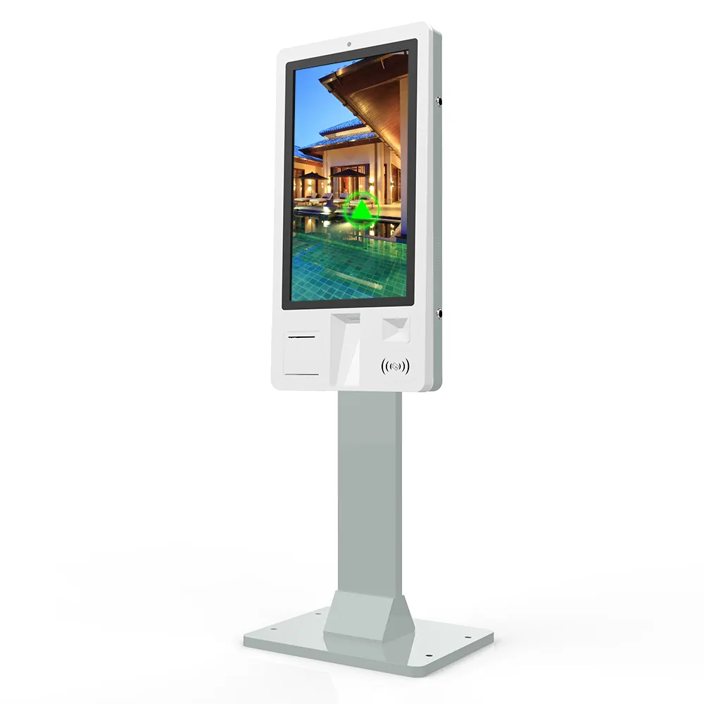 Monitor Lcd de pared para televisión, equipo de publicidad con impresora de escaneo NFC, 32 pulgadas, Android, Digital, al aire libre, montaje en pared