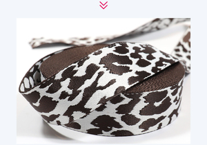 Eleganter Leoparden-Print Polyester-Gurtband für Kleidungstaschen und Heimtextilien, Schuhe und Modeaccessoires - Product Image 4