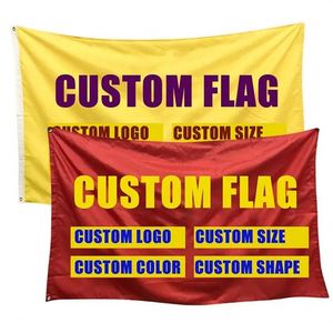 Bandera Personalizada de Alta Calidad para Exteriores, Resistente, 100% Poliéster, Doble Cara, 150 x 450 cm, Fabricación Profesional - Product Image 1