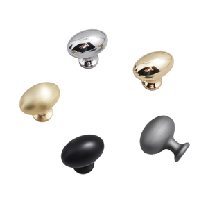 Poignées de tiroir en aluminium doré Oukali modernes pour salle de bain, décoration intérieure, quincaillerie de fabrication en gros - Product Image 1