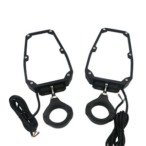Espejos Retrovisores Laterales para UTV ATV Negros de 1.5-2 Pulgadas con Luz LED para Can-<span class=keywords><strong>Am</strong></span> Maverick X3 y <span class=keywords><strong>Arctic</strong></span> Cat - Product Image 1