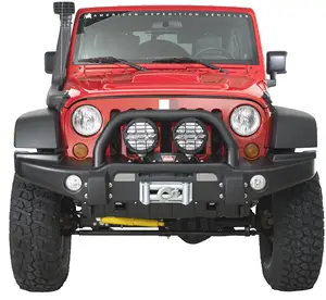 Gobison 2007-2017, лидер продаж, аксессуары для тюнинга автомобилей 4x4, передний бампер для Jeep Wrangler JK