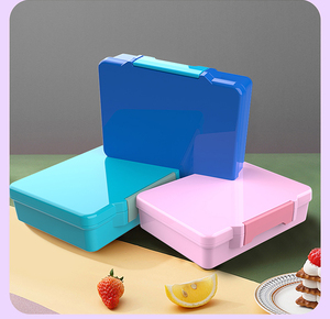 Lonchera Bento de Plástico Portátil, Duradera y de Gran Capacidad, <span class=keywords><strong>con</strong></span> Logotipo Personalizado, Apta para Alimentos, <span class=keywords><strong>con</strong></span> Tenedor y Cuchara - Product Image 2