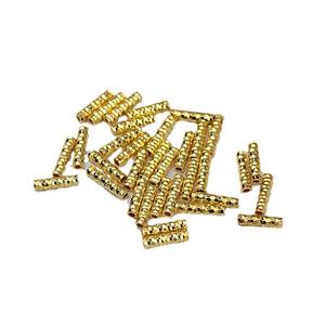 Bracelet baroque en argent S925 avec fleurs et perles, matériel de bricolage fait main, accessoires neufs avec petit tube et perle dorée de taille MM - Product Image 5