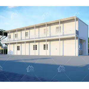 Contenedor plano prefabricado, nuevo producto, casas móviles para la escuela, dormitorio