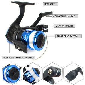 Лучшая портативная легкая телескопическая рыболовная удочка из мягкого стекловолокна для путешествий с катушкой спиннинга, 12 шт., 1,8 м - Product Image 4