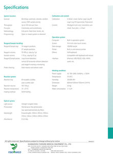 Analizador de Química Integrado Portátil Médico Ysenmed, Analizador de Química Automatizado YSTE100G - Product Image 5