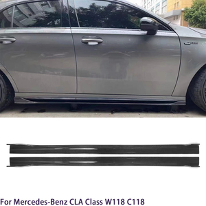 สเกิร์ตข้างคาร์บอนไฟเบอร์แท้ทรง FD สำหรับรถยนต์ CLA-Class W118 C118 ปี 2021-2025 - Product Image 2