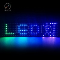 2025 Matter Enabled 8x8 LED Matrix - WS2812B Routeur de bordure de filetage WiFi pour tableau de bord de maison intelligente