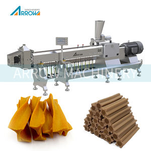 เครื่องอัดรีดสกรูคู่แบบอัตโนมัติสำหรับสัตว์เลี้ยงทำขนมเคี้ยว250 400กิโลกรัม/ชั่วโมงสำหรับสุนัข - Product Image 3