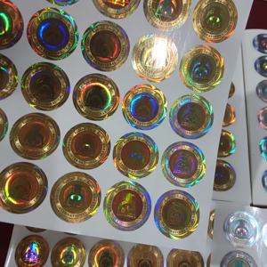 Autocollants holographiques à gratter faciles à détruire avec code QR - Product Image 4