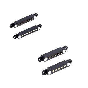 Direktverkauf ab Werk: Schraubbare Montagelöcher, <span class=keywords><strong>2</strong></span>,54 mm Rastermaß, 1 <span class=keywords><strong>2</strong></span> <span class=keywords><strong>3</strong></span> 4 5 6 Polig, Männlich-Weiblich Magnetischer Pogo-Pin-Steckverbinder - Product Image 4