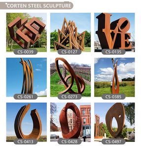 Statua Artistica in Metallo Cavo Personalizzata di Grandi Dimensioni, Scultura d'Albero in Acciaio Corten per Decorazione di Parchi e Frontiere Acquatiche - Product Image 6