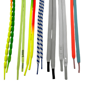 Nhà Máy Biểu Tượng Tùy Chỉnh Đầy Màu Sắc Vòng Polyester Dây Kéo Hàng May Mặc Dây Giày Dây Kéo Dây Giày - Product Image 1