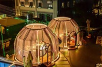 Maison en dôme ronde avec salle de bain Tiny House Dome
