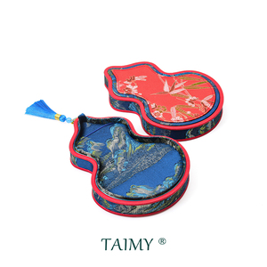 Hình dạng đặc biệt thời trang hộp đồ trang sức vòng cổ hộp đồ trang sức mới cổ điển vải hộp đồ trang sức với thấp mow1pcs - Product Image 5