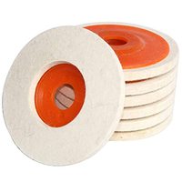 Disques de polissage en laine, tampons de polissage en coton, disques de polissage en feutre pour meuleuse d'angle, pour métal, marbre, verre, céramique
