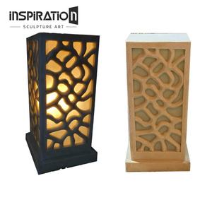 INInspiration design créatif lampe de cour extérieure <span class=keywords><strong>imitation</strong></span> <span class=keywords><strong>pierre</strong></span> lampe de pelouse sol d'herbe LED lumière de jardin - Product Image 2