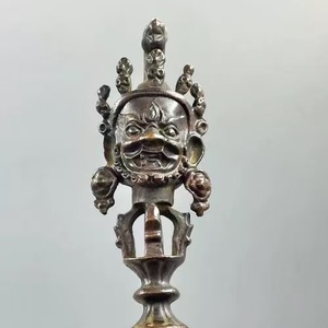 Cổ điển đồng Tây Tạng phurba Nghi Lễ Dao găm, tạo tác tinh thần phật giáo, trang trí tôn giáo sưu tập - Product Image 2