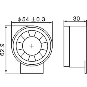 Sistema de seguridad antirrobo de 12V con alarma de advertencia de 4mA, altavoz de bocina de sirena de 110dB para zumbador de seguridad, sistema de seguridad, sistema de seguridad, tipo bocina de 110dB - Product Image 5