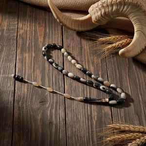 Cuentas de Cuerno de Búfalo para Tasbih, Artesanía Natural Hecha a Mano, Cuentas Devocionales para Meditación, Reflexión y Práctica Religiosa Tradicional - Product Image 2