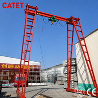Grue portique monopoutre de type treillis de 20 tonnes montée sur rail, grue de levage à portique personnalisable pour opération en zone industrielle