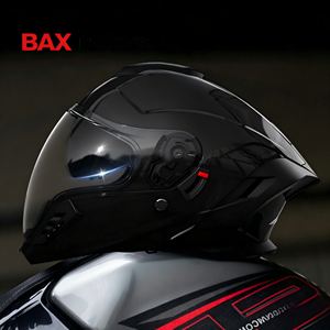 Helm Skuter Full Face Perlindungan UV Capacete Aberto Casco Abierto Perlengkapan Motor Cruiser Vintage - Product Image 1